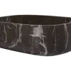 Rounded Rectangular Vessel Sink in Pietra Grey Marble
