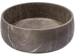 Rounded Vessel Sink in Pietra Grey Marble
