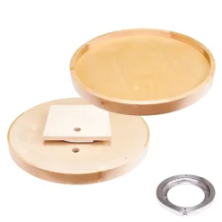 24" Round Lazy Susan With Pre-Installed 7" Cast Aluminum Swivel