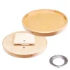 28" Round Lazy Susan With Pre-Installed 10" Cast Aluminum Swivel