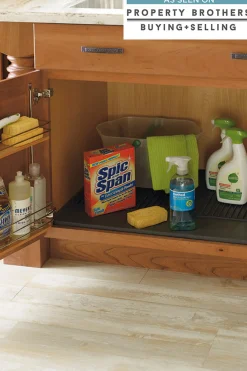 Rubber Cabinet Mat for Your Sink Base Cabinet
