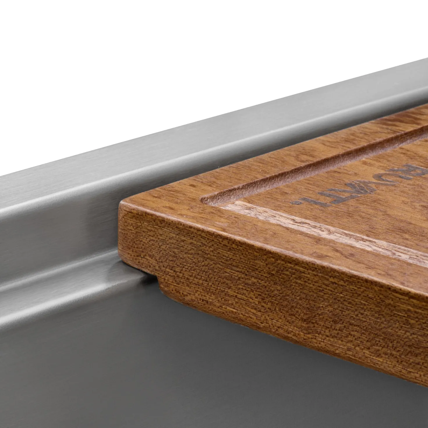 Ruvati 24" Apron-front Workstation Farmhouse 16 Gauge Stainless Steel Single Bowl Kitchen Sink