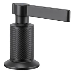 Ruvati Barolo Two Handle Widespread Art Deco Modern Luxury Bathroom Faucet in Matte Black- RVF5236MB