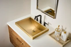 Ruvati Barolo Two Handle Widespread Art Deco Modern Luxury Bathroom Faucet in Matte Black- RVF5236MB