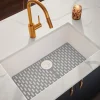 Ruvati 27" Composite Undermount Single Bowl Kitchen Sink in Arctic White