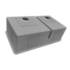 Ruvati 36" Double Bowl Kitchen Sink with Low Divder