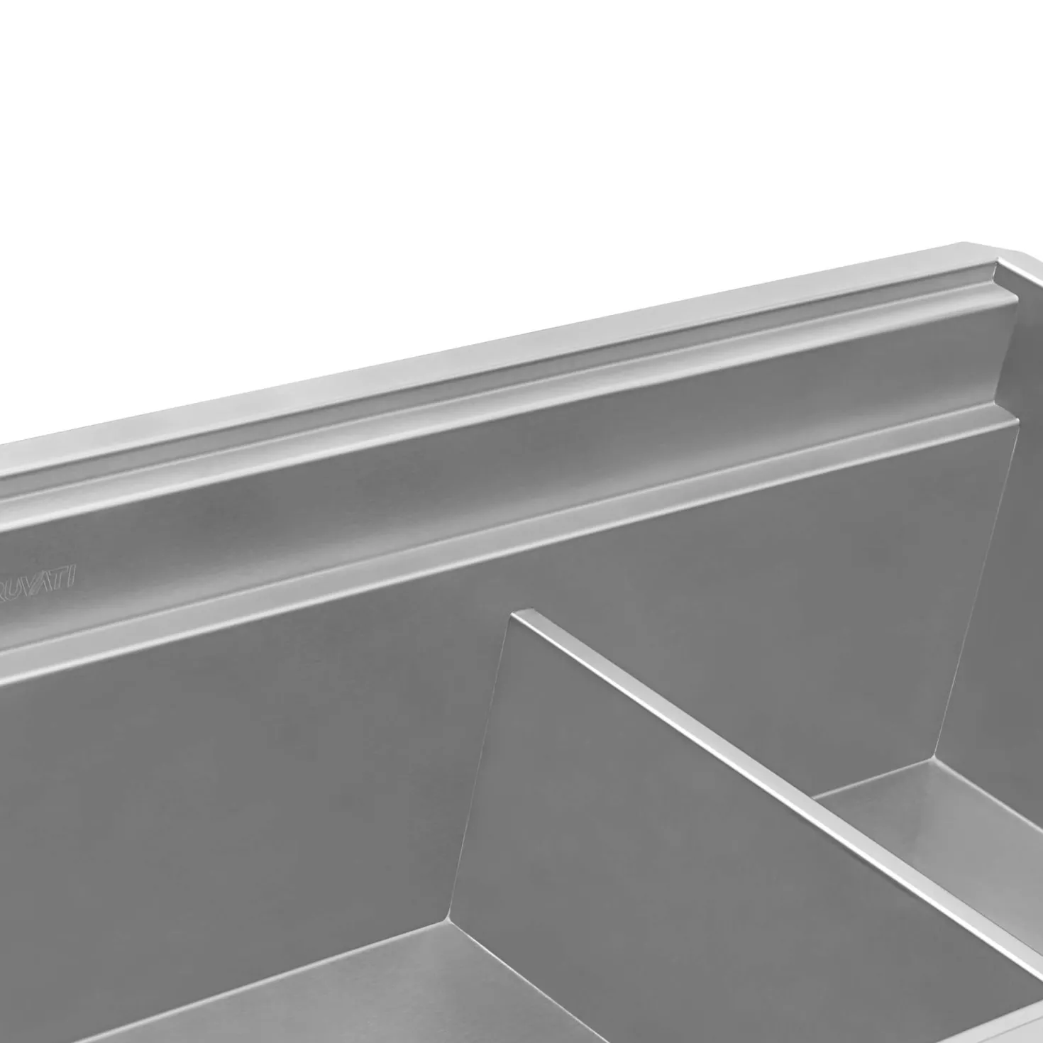 Ruvati 45" Double Bowl Undermount Workstation Two-Tiered Ledge Kitchen Sink