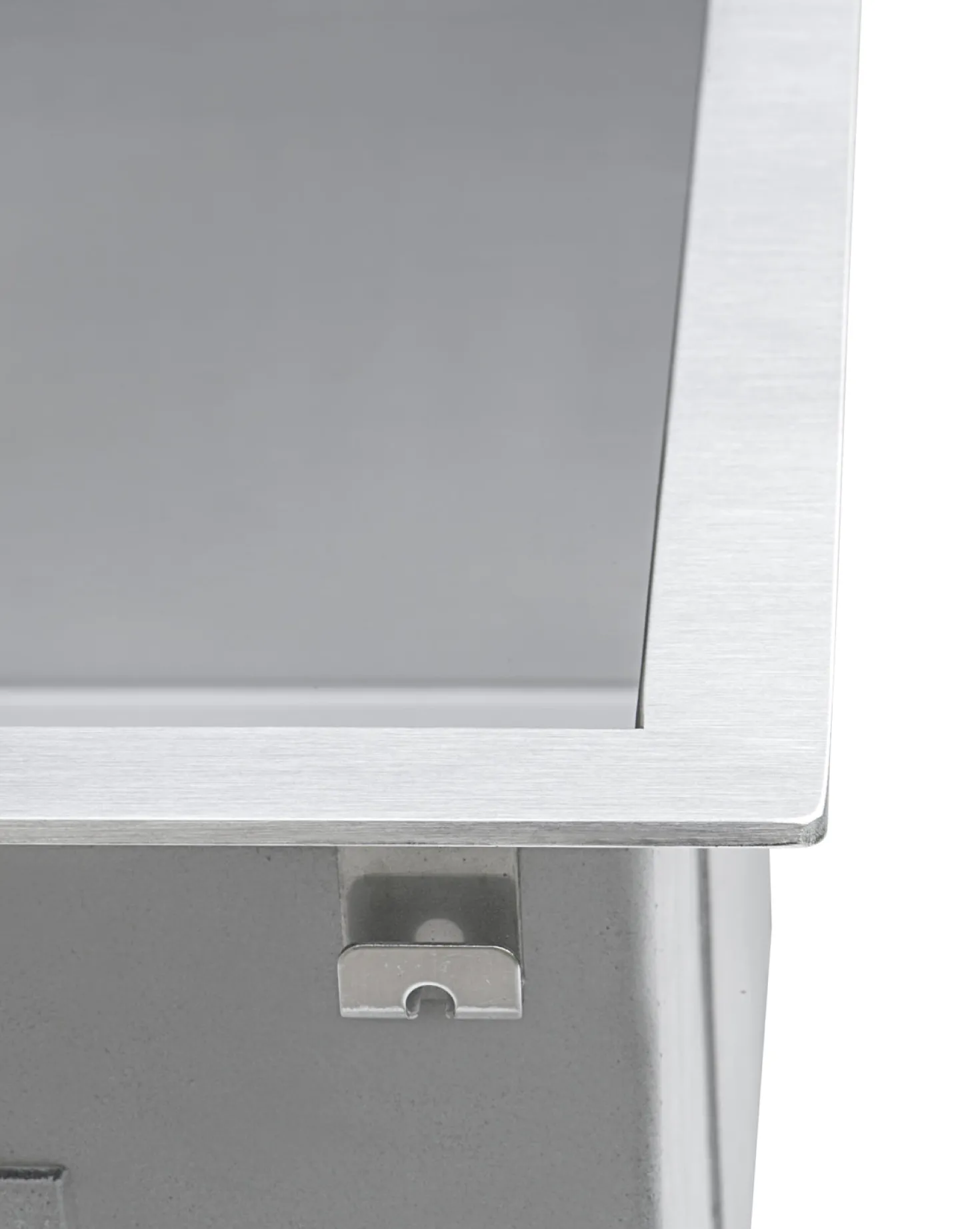 Ruvati 33" Drop-in Low Platform-Divide Zero Radius 60/40 Double Bowl 16 Gauge Topmount Kitchen Sink