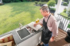 Ruvati Drop-In Outdoor Sink with Double-Wall Ice Chest Cooler