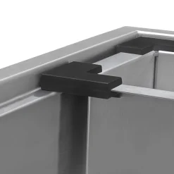 Ruvati 33" Drop-in 40/60 Workstation Double Bowl Sink