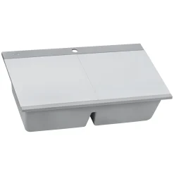 Ruvati 34" epiGranite Topmount Workstation Ledge Granite Composite Kitchen Sink