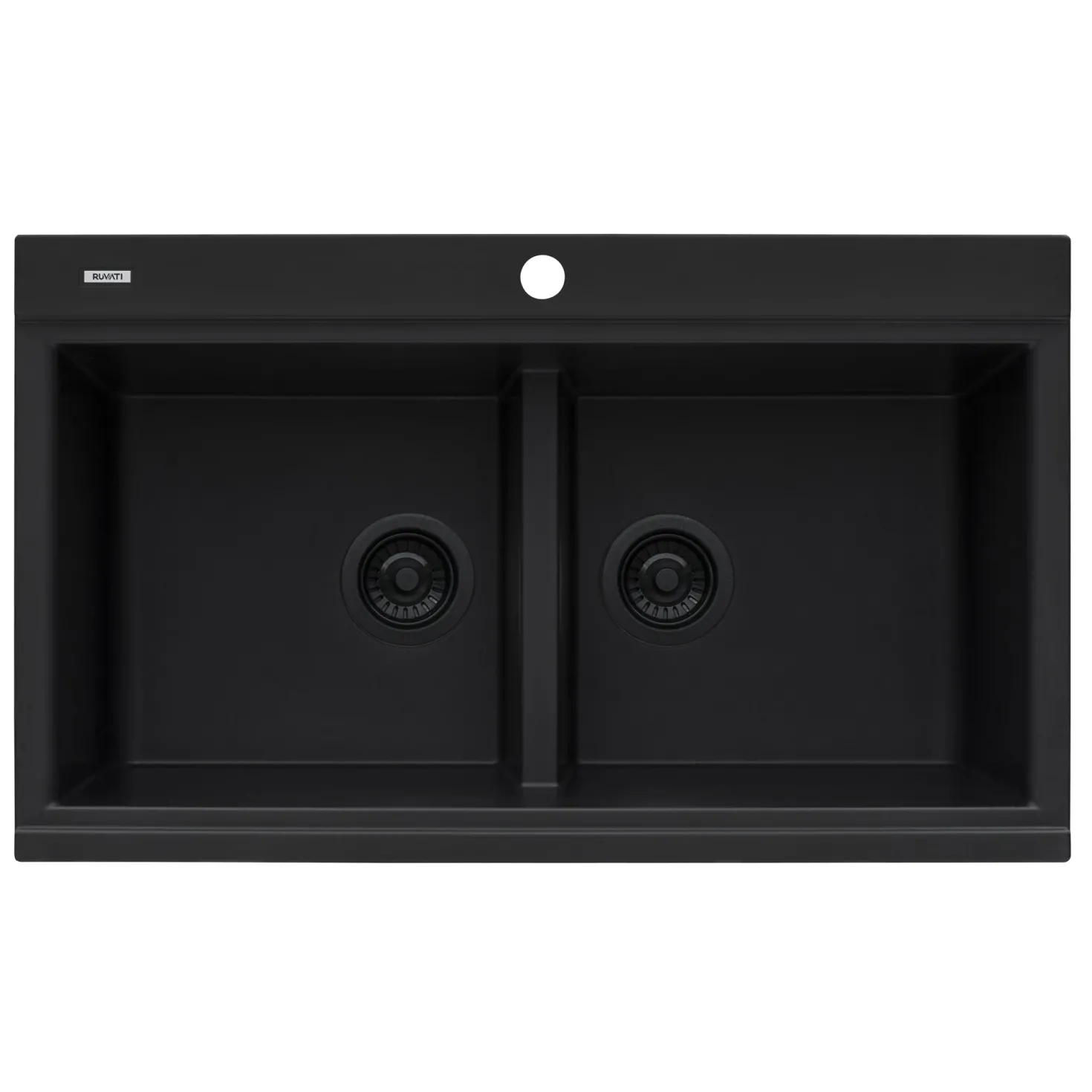 Ruvati 34" epiGranite Topmount Workstation Ledge Granite Composite Kitchen Sink