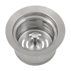 Ruvati Extended Garbage Disposal Flange with Deep Basket Strainer for Kitchen Sinks