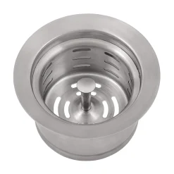 Ruvati Extended Garbage Disposal Flange with Deep Basket Strainer for Kitchen Sinks