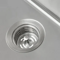 Ruvati Extended Garbage Disposal Flange with Deep Basket Strainer for Kitchen Sinks