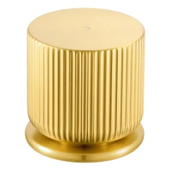 Ruvati Fabio Two Handle Widespread Textured Knob Arc Round Neck Bathroom Faucet in Brushed Gold - RVF5238SG