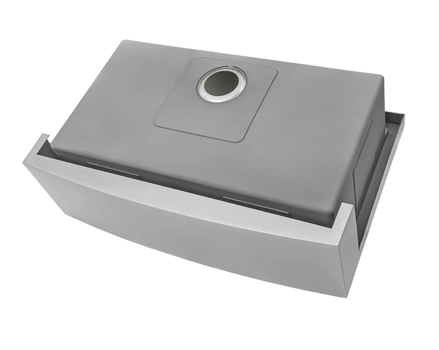 Ruvati 36" Farmhouse Single Bowl Stainless Workstation Kitchen Sink
