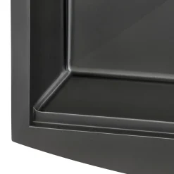 Ruvati 30" Gunmetal Workstation Apron Front Stainless Steel Kitchen Sink