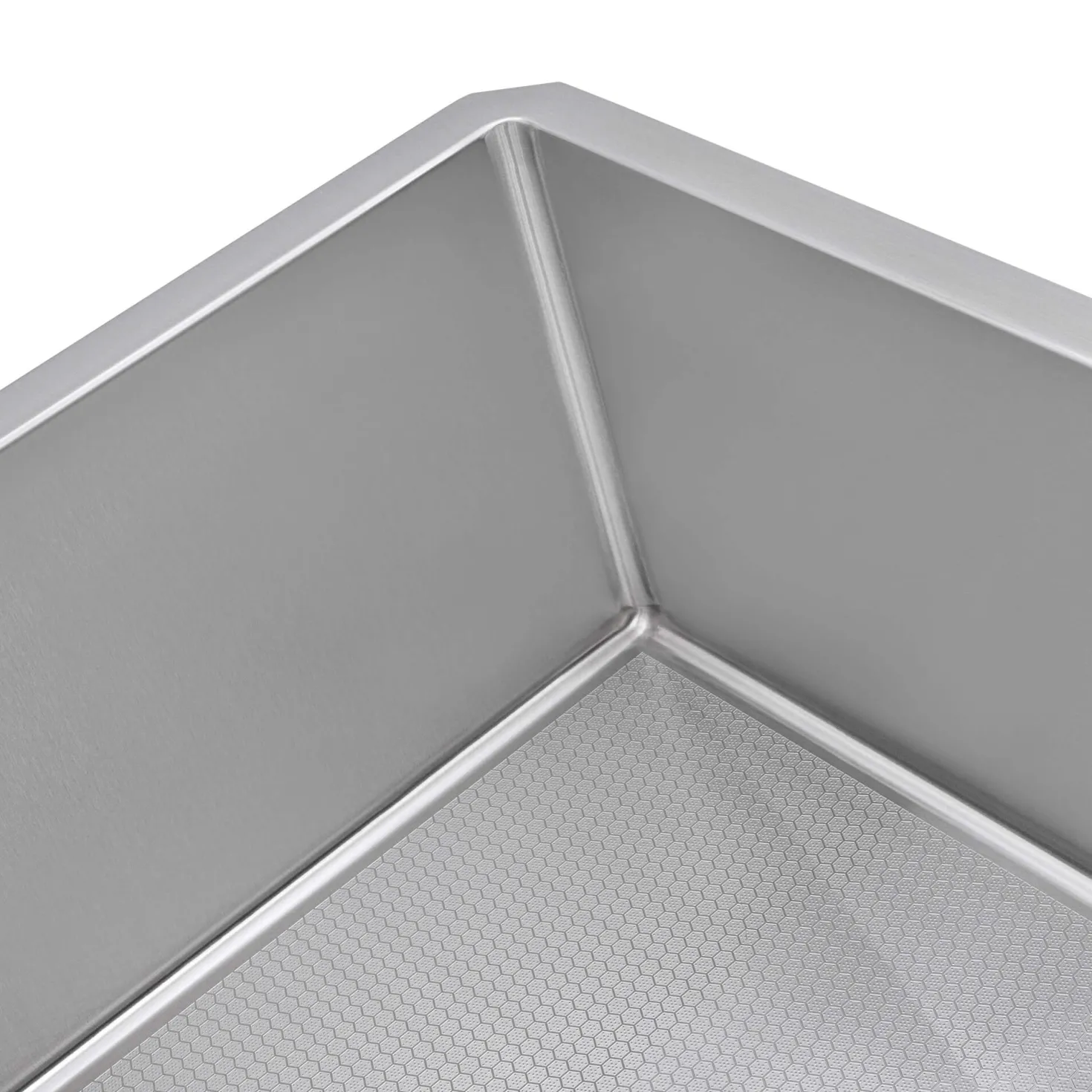 Ruvati Hex Bottom 30" Single Bowl Scratch Resistant Texture Kitchen Sink