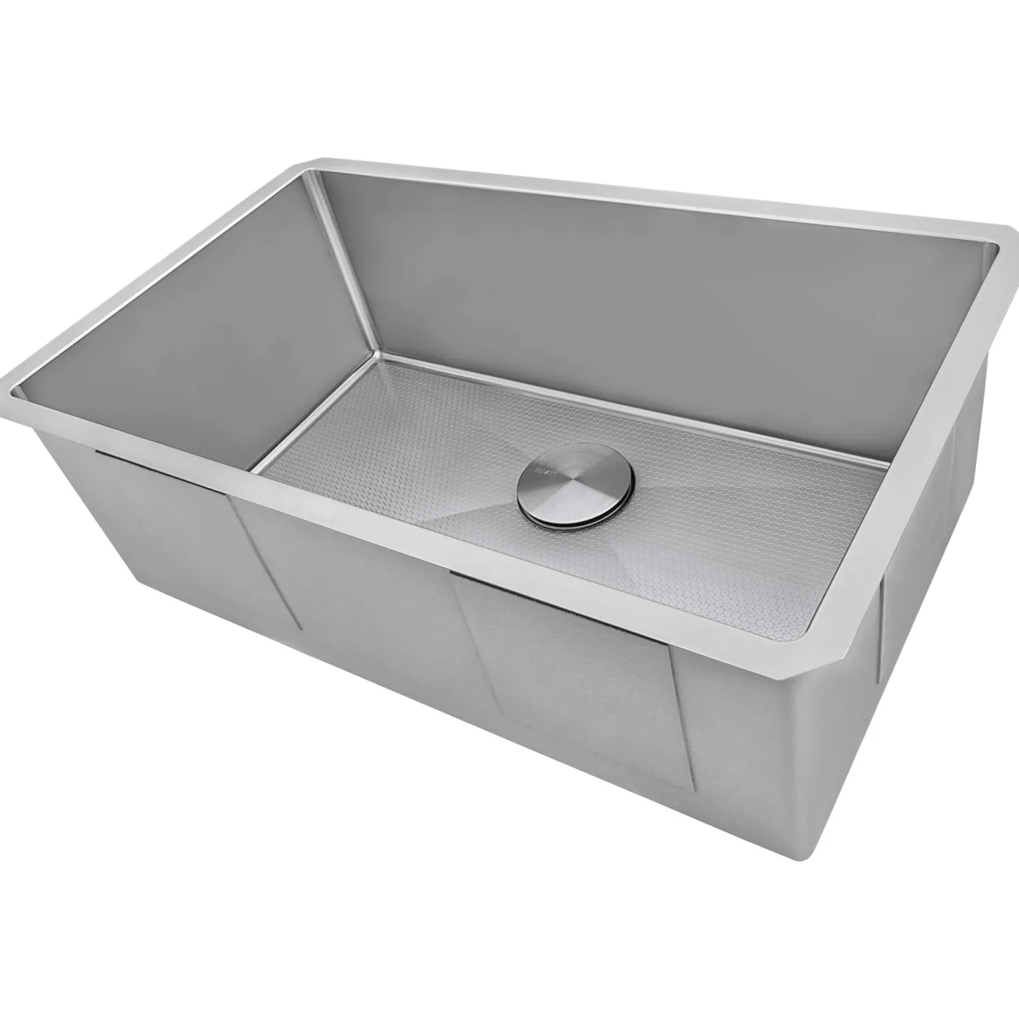 Ruvati Hex Bottom 30" Single Bowl Scratch Resistant Texture Kitchen Sink