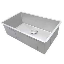 Ruvati 35" Large Undermount 16 Gauge Single Bowl Kitchen Sink