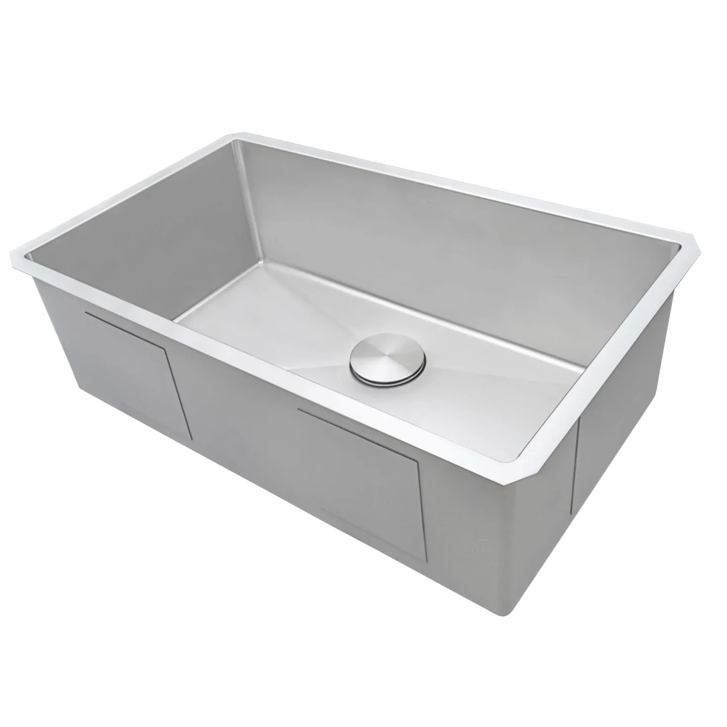Ruvati 35" Large Undermount 16 Gauge Single Bowl Kitchen Sink
