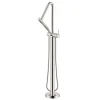 Ruvati Livia Single Handle Tall Floor Mounted Freestanding Tub Filler Faucet in Brushed Nickel Stainless - RVF5334BN