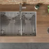 Ruvati Low-Divide Undermount Tight Radius 60/40 Double Bowl 16 Gauge Stainless Steel Kitchen Sink