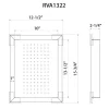 Ruvati Lower Tier Shallow Colander for Ruvati Double Workstation Sinks