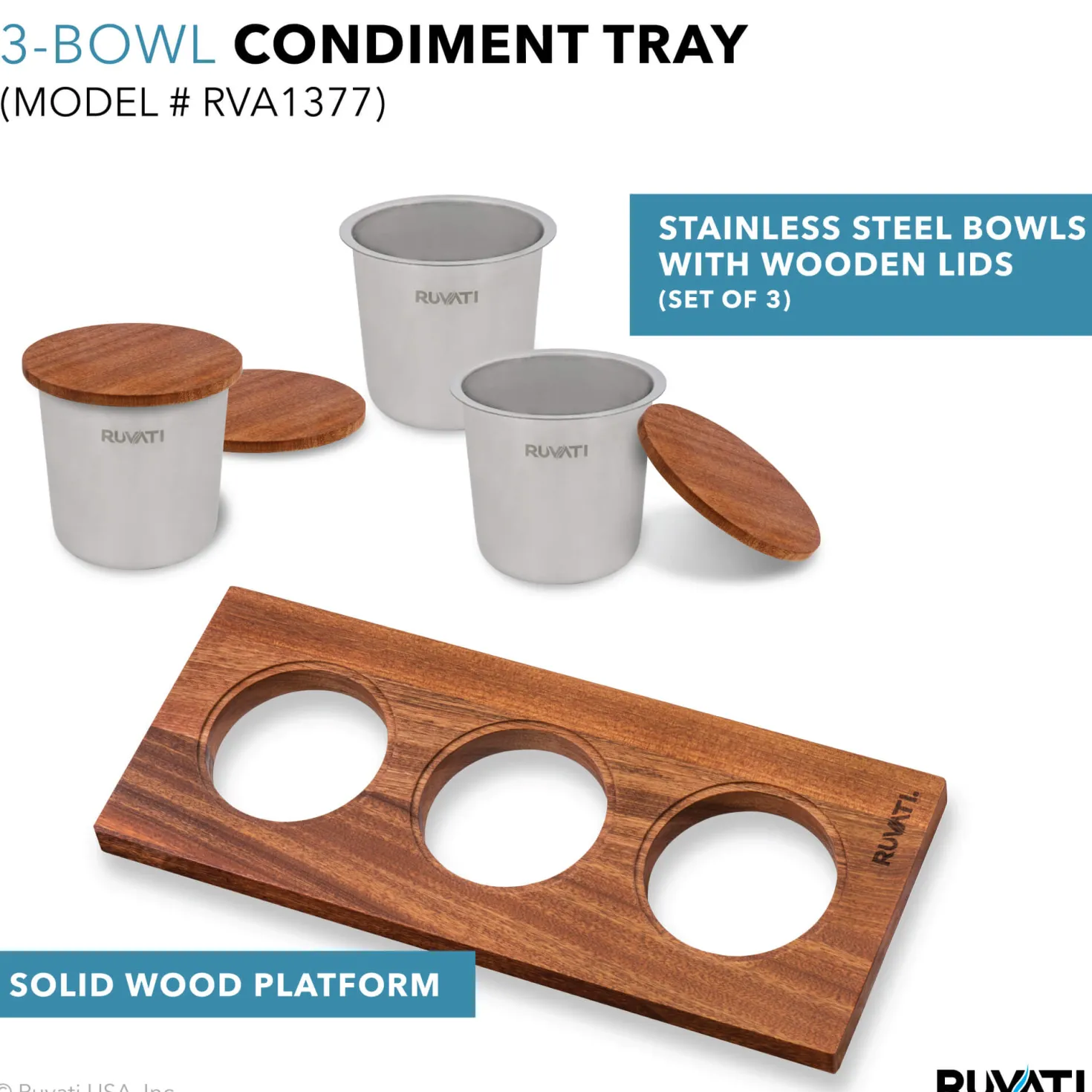 Ruvati 33" Matte Gold Double Ledge Small Radius Stainless Steel Workstation Kitchen Sink