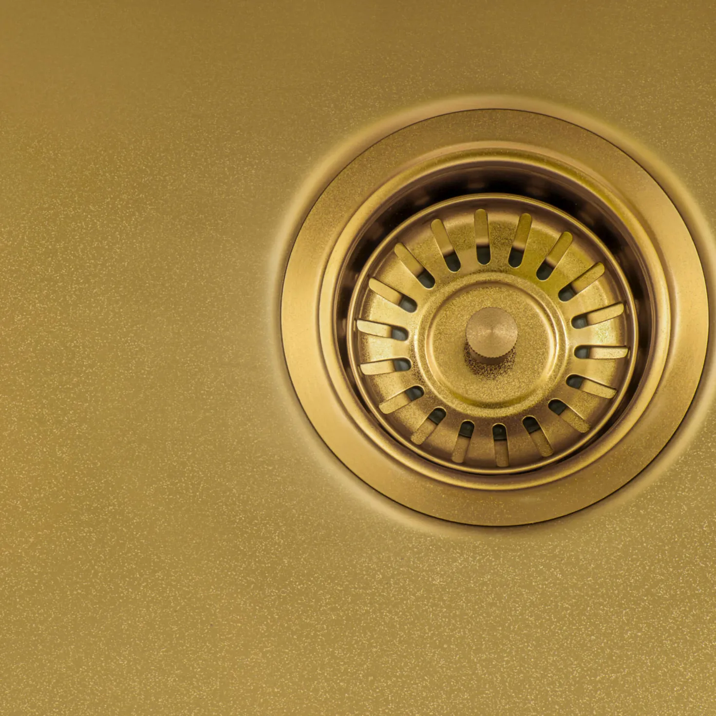 Ruvati 15" Matte Gold Stainless Steel Topmount Bar Prep Sink