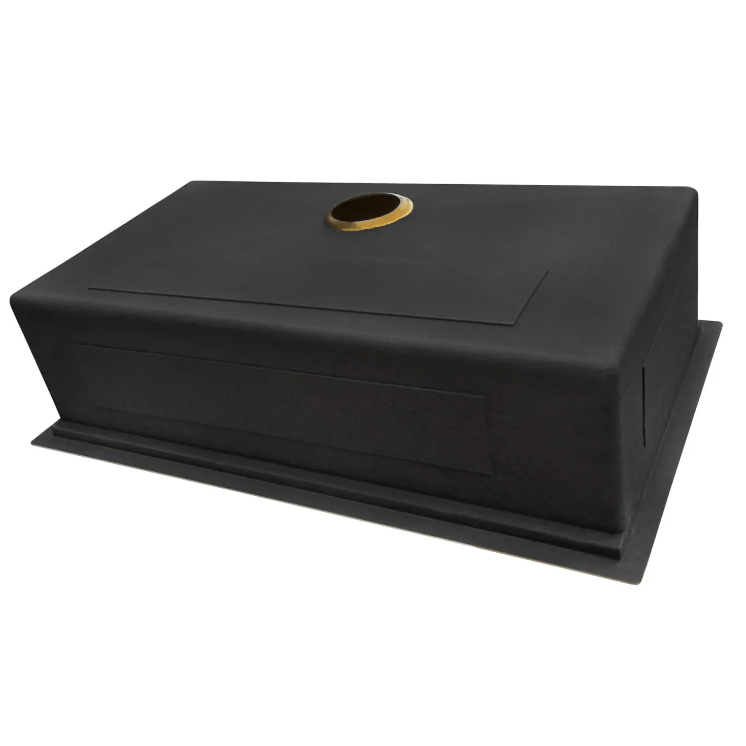 Ruvati 33" Matte Gold Stainless Workstation Kitchen Sink