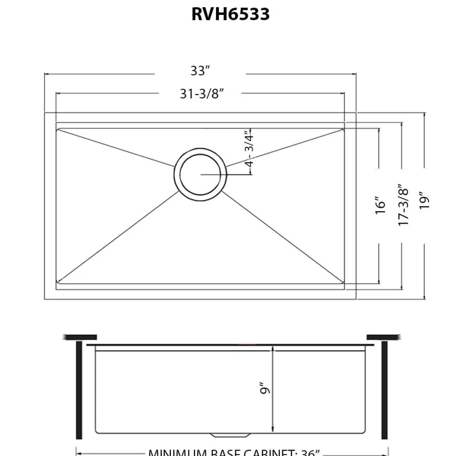 Ruvati 33" Matte Gold Stainless Workstation Kitchen Sink