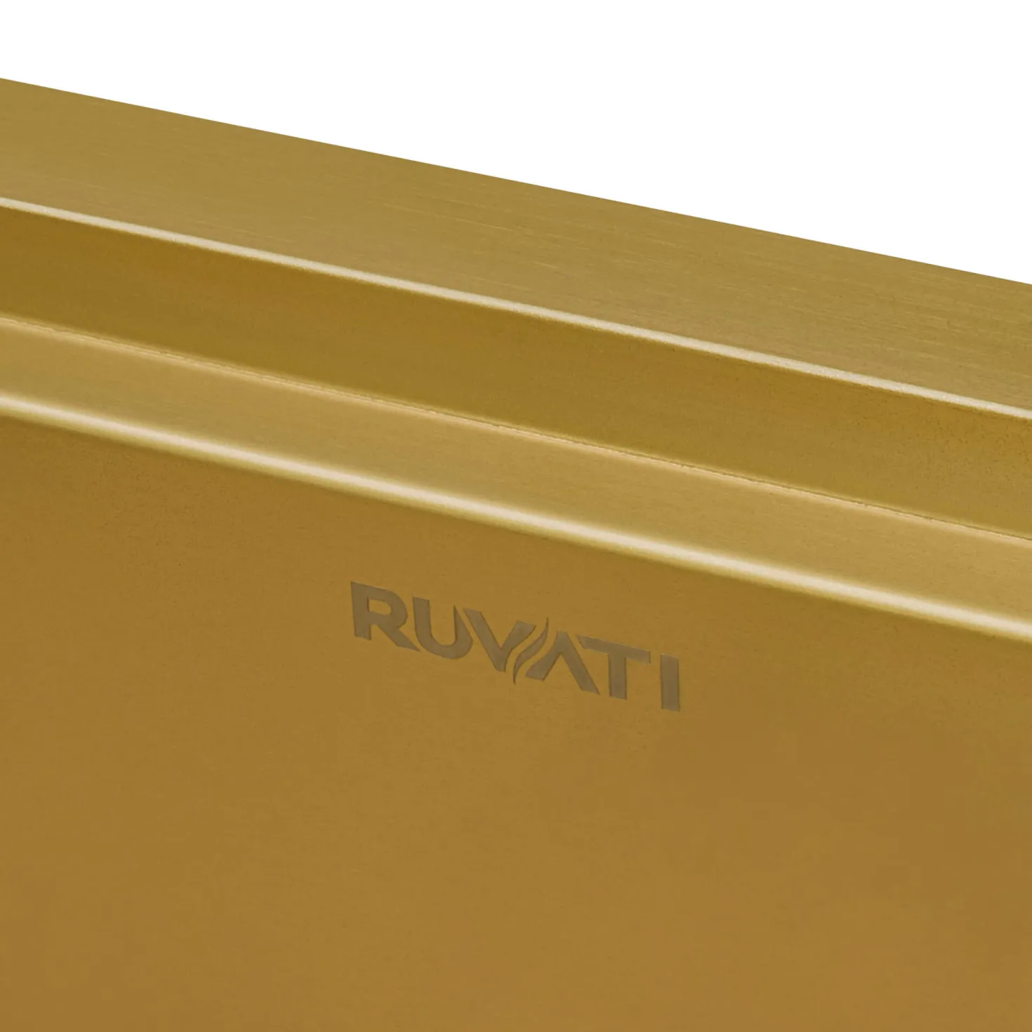 Ruvati 33" Matte Gold Stainless Workstation Kitchen Sink