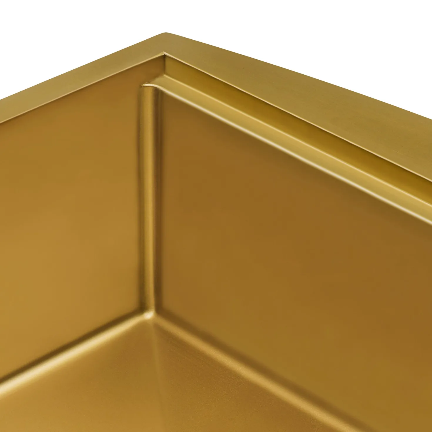 Ruvati 30" Matte Gold Workstation Apron Front Stainless Steel Kitchen Sink