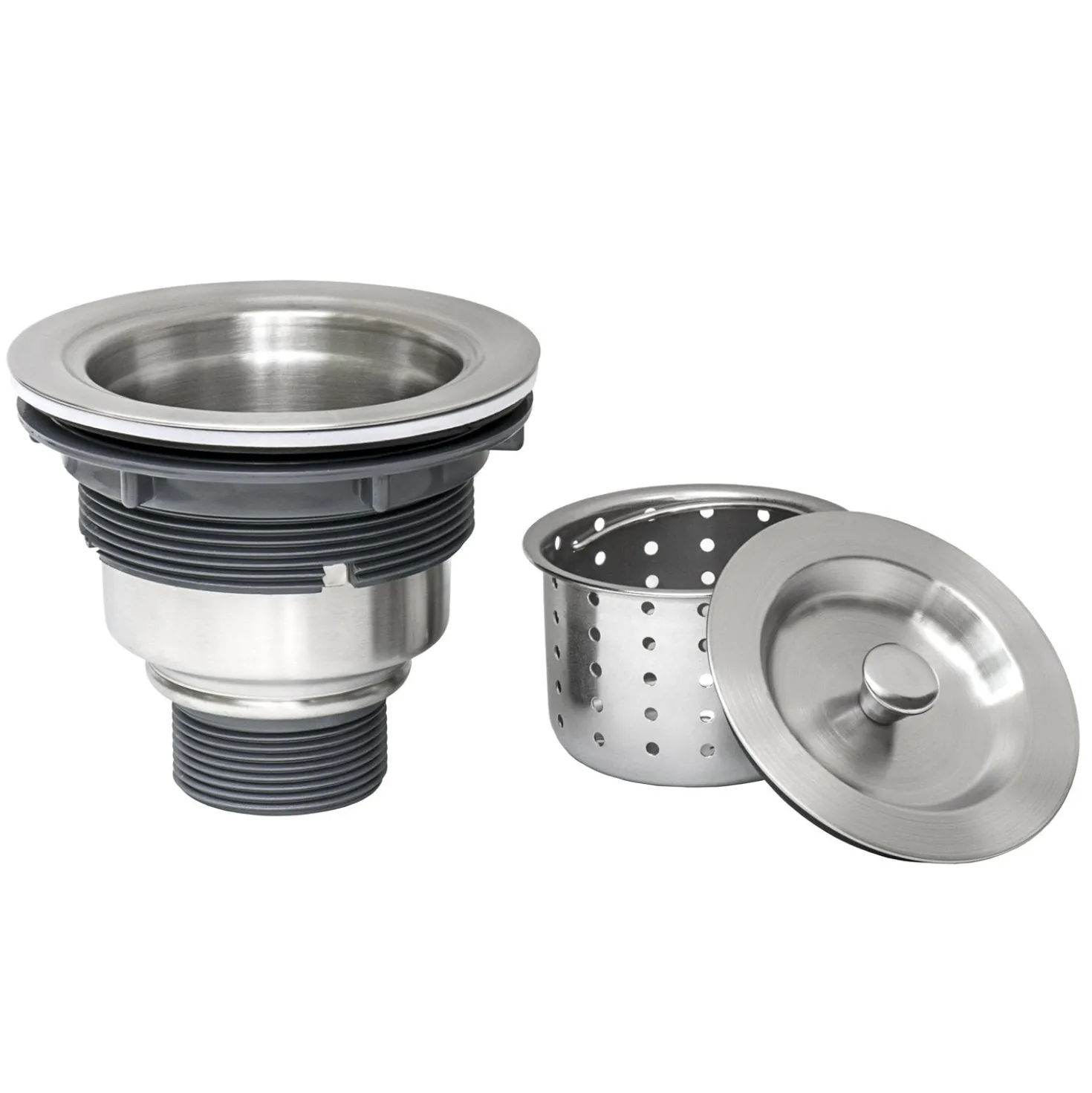 Ruvati RVA1025 Kitchen Sink Basket Strainer in Stainless Steel