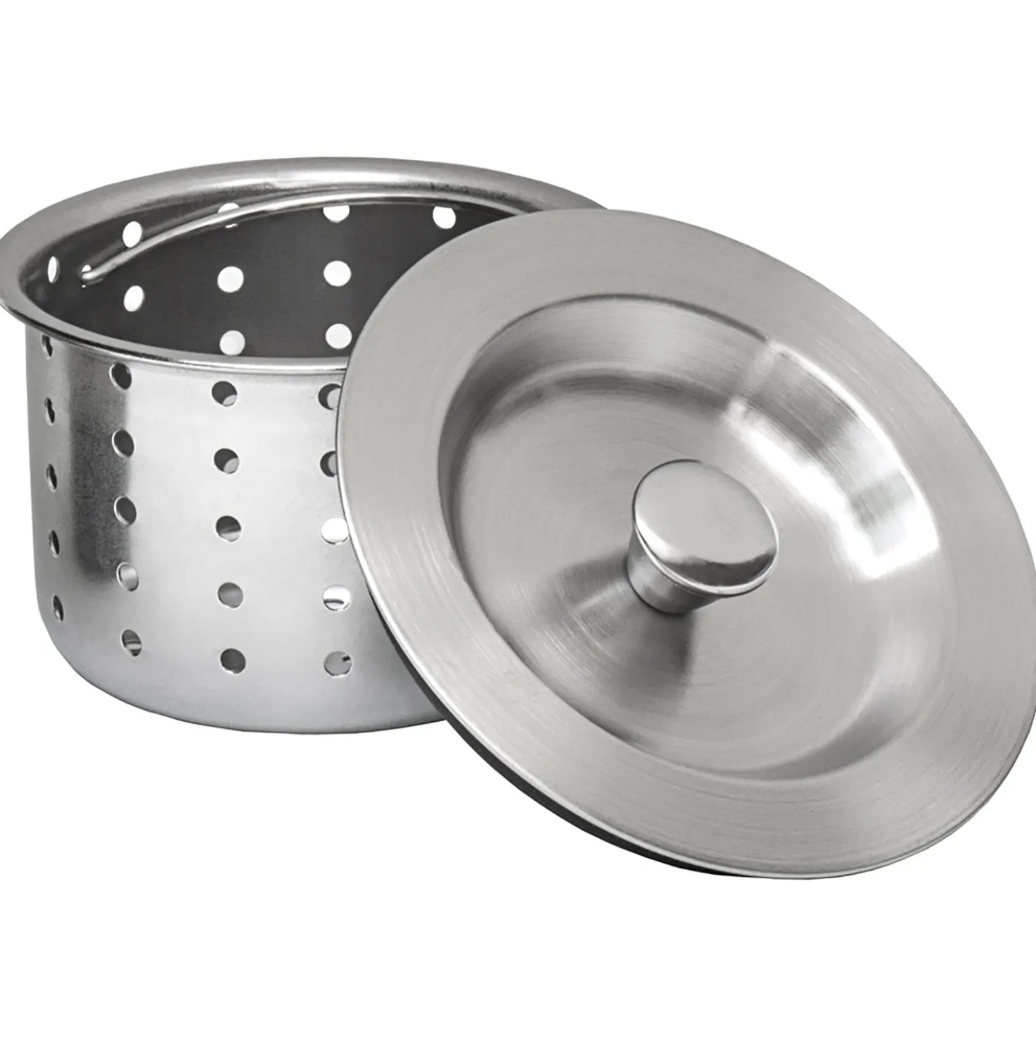Ruvati RVA1025 Kitchen Sink Basket Strainer in Stainless Steel