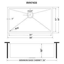 Ruvati RVH7433 33