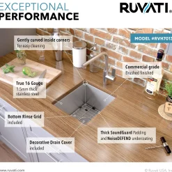 Ruvati RVH7013 13 x 15