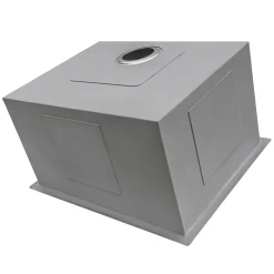 Ruvati RVU6121 21" x 18" x 12" Deep Undermount 16 Gauge Stainless Steel Laundry Utility Sink