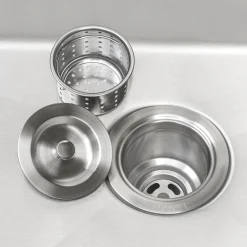 Ruvati RVU6124 24" x 18" x 13" Deep Undermount 16 Gauge Stainless Steel Laundry Utility Sink