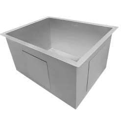 Ruvati RVU6124 24" x 18" x 13" Deep Undermount 16 Gauge Stainless Steel Laundry Utility Sink
