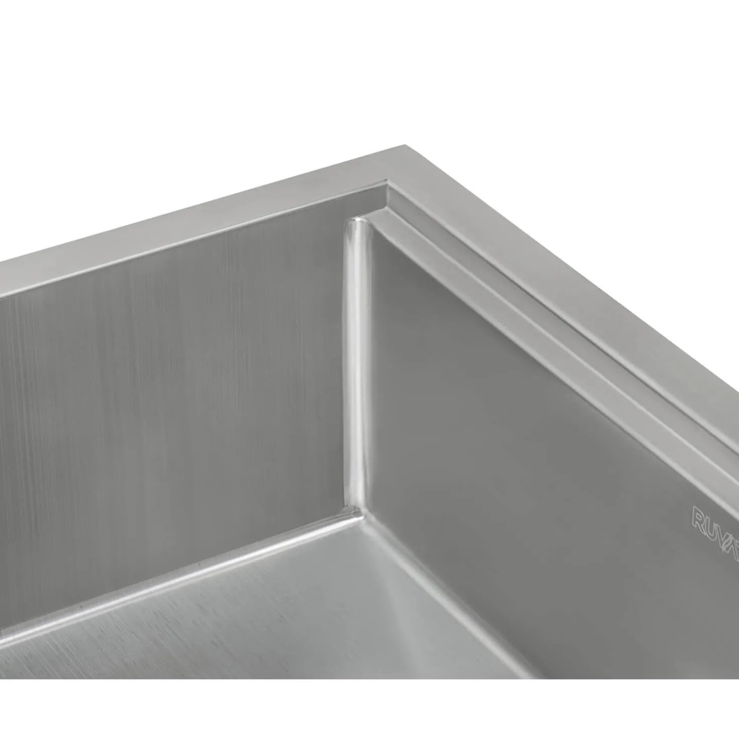 Ruvati 33" Single Bowl Workstation Sink with Small Radius Corners