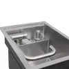 Ruvati 15" Stainless Steel RV Sink With Concealed Faucet and Soap Dispenser