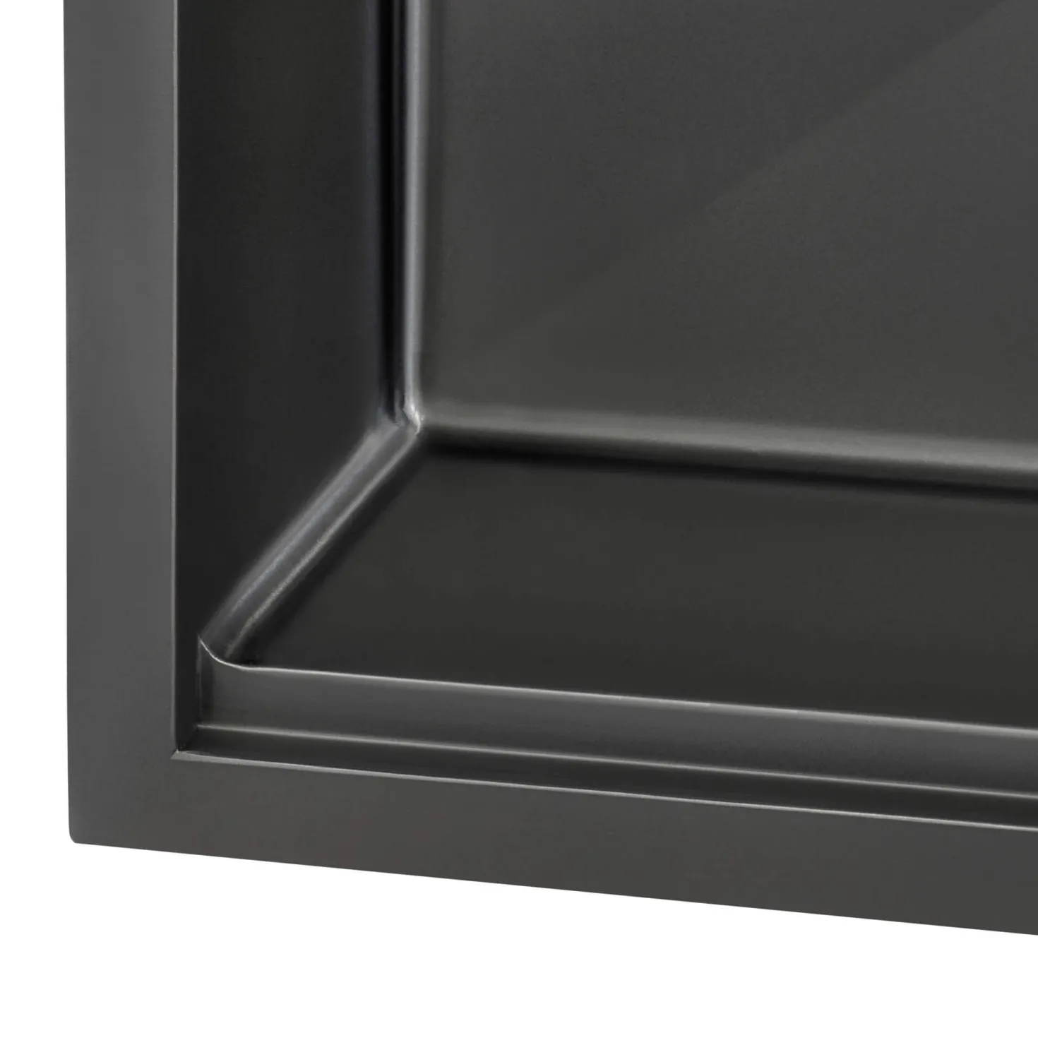 Ruvati 15" Topmount Gunmetal Stainless Steel Workstation Bar Sink