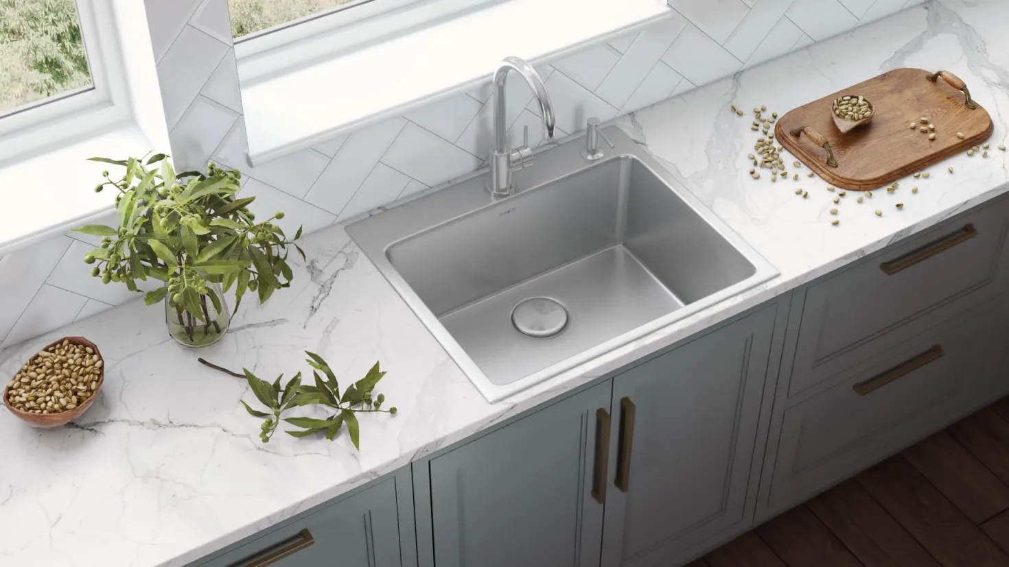 Ruvati 21" Topmount Stainless Bar Prep Kitchen Sink
