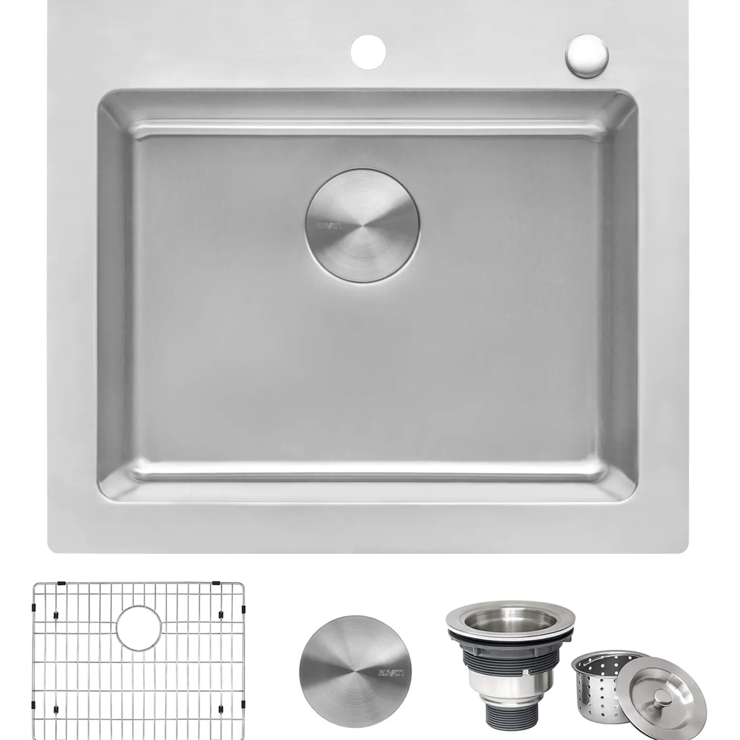 Ruvati 21" Topmount Stainless Bar Prep Kitchen Sink