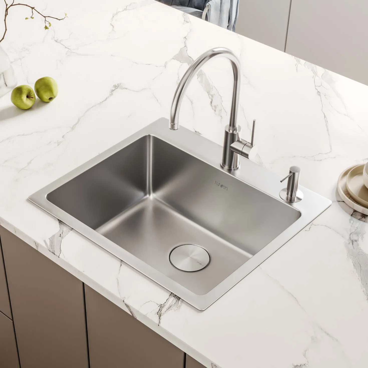 Ruvati 21" Topmount Stainless Bar Prep Kitchen Sink