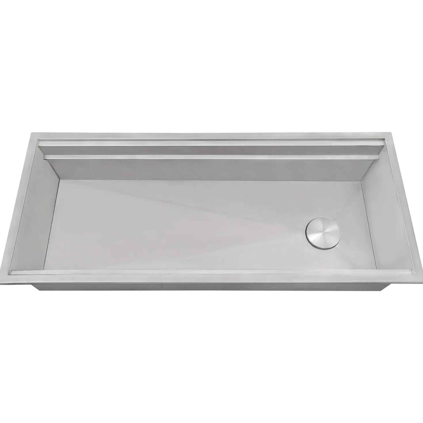 Ruvati 45" Topmount Two-Tiered Workstation Kitchen Sink