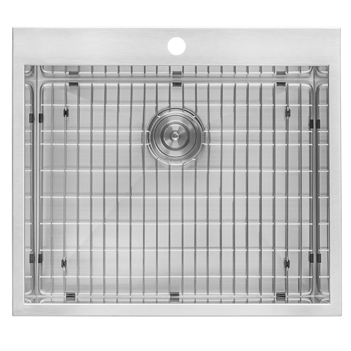 Ruvati Topmount 25" x 22" x 12" 16 Gauge Stainless Steel Laundry Utility Sink